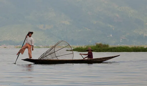Lago Inle en Myanmar