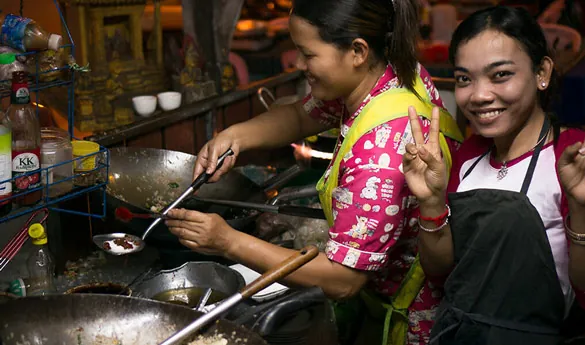 Datos de comida callejera en tu viaje a Camboya