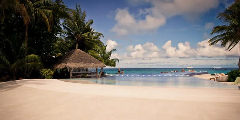 La isla Kuramathi en Maldivas
