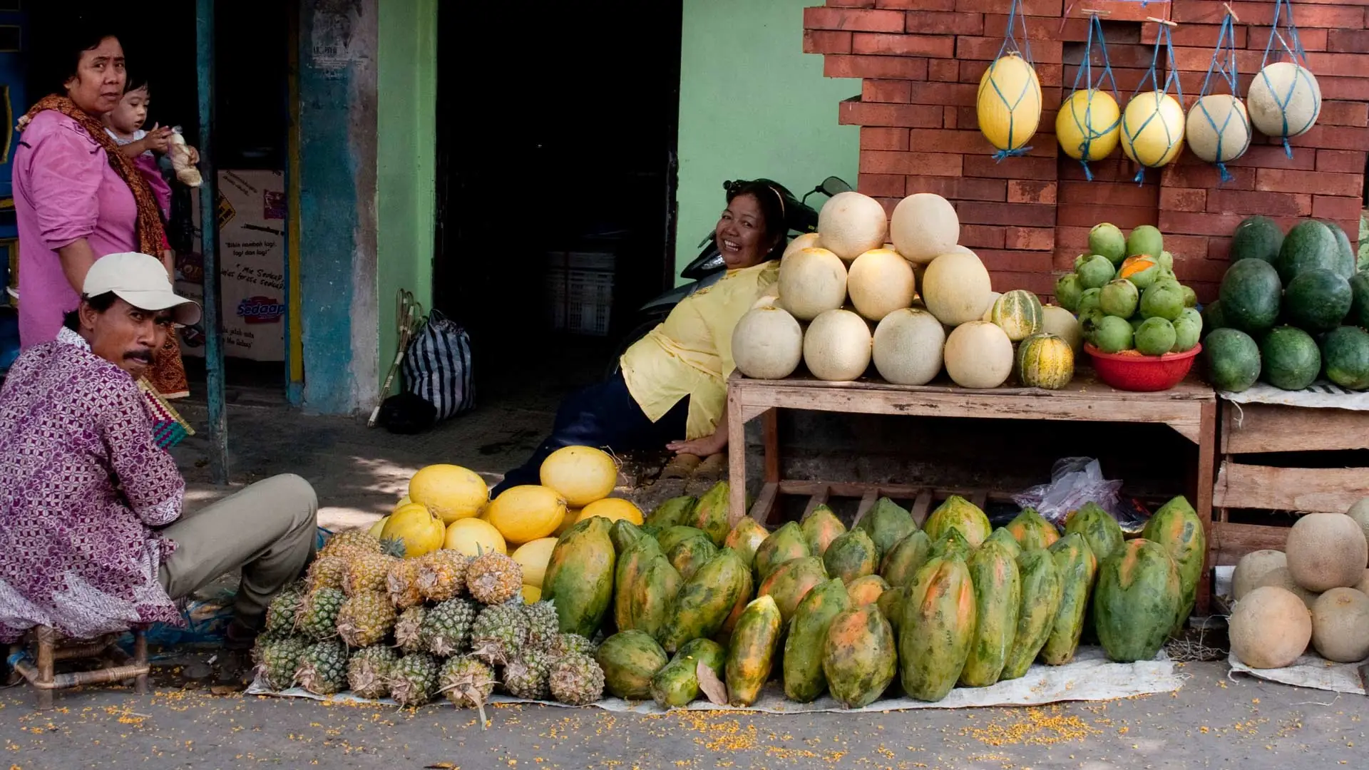 Frutas exóticas en Bali