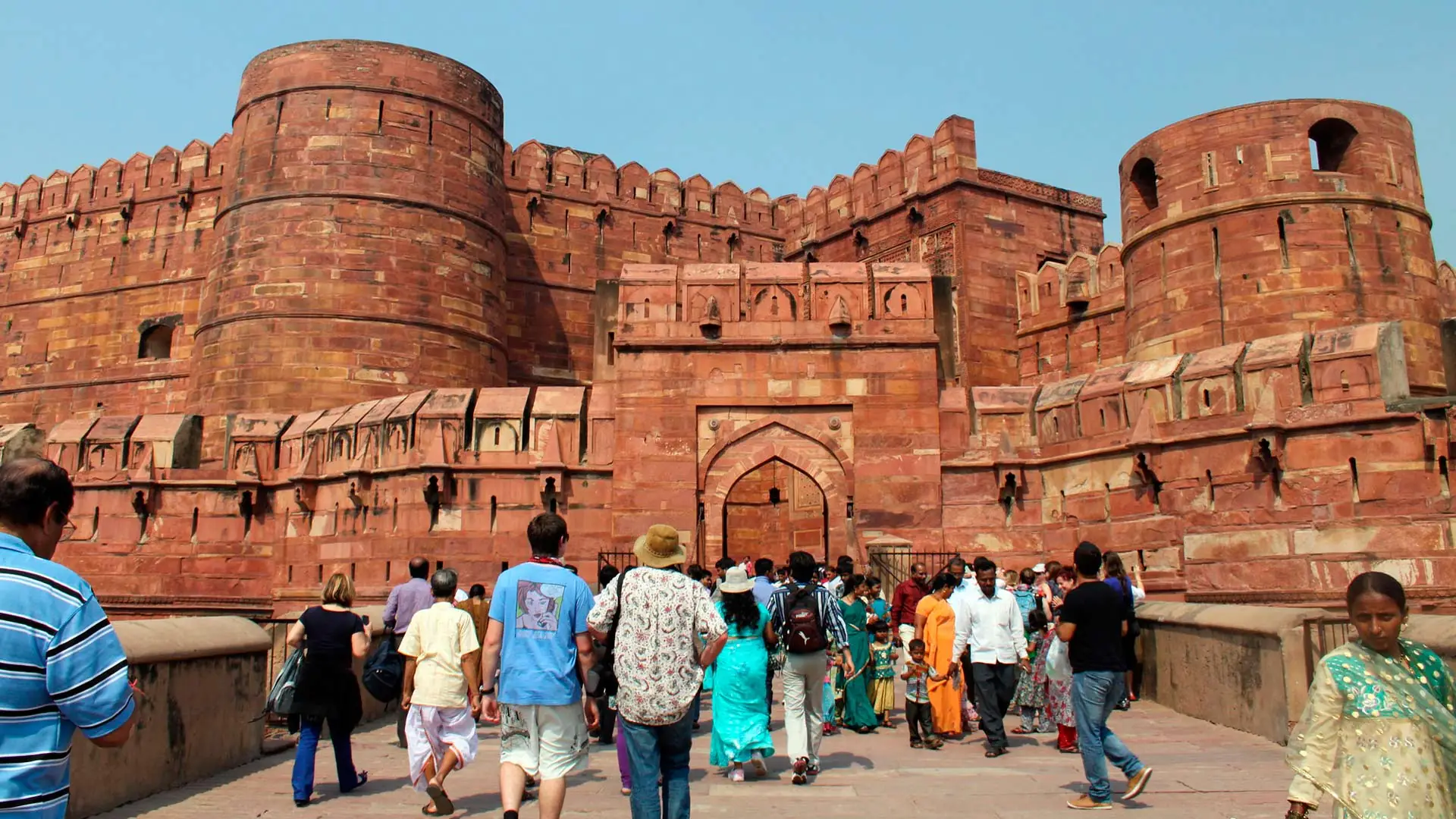 Fuerte de Agra en India