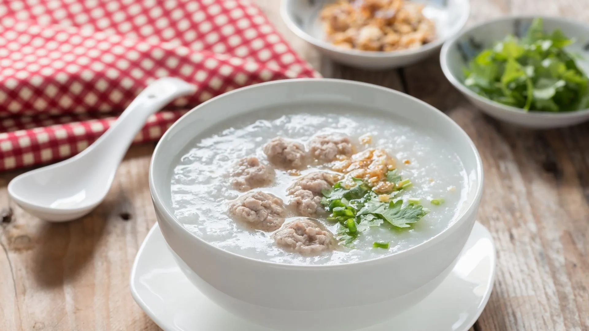Congee gachas de arroz