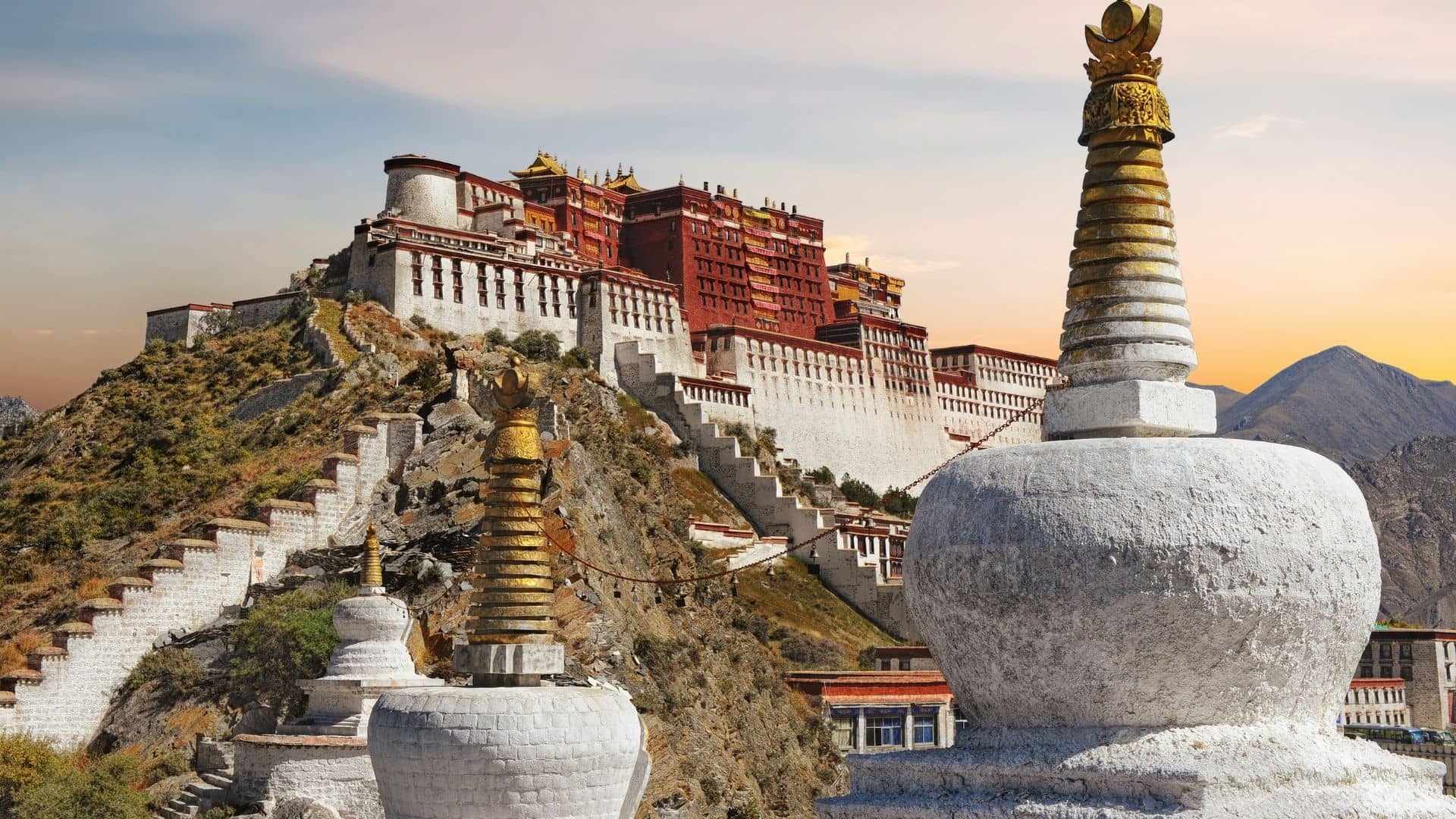 Palacio de Potala en Lhasa, Tíbet