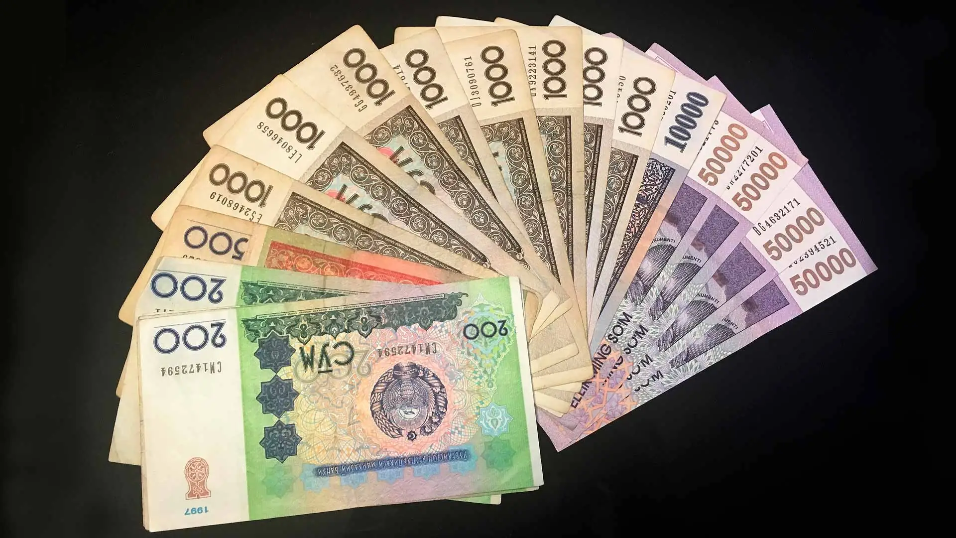 La moneda en Uzbekistan