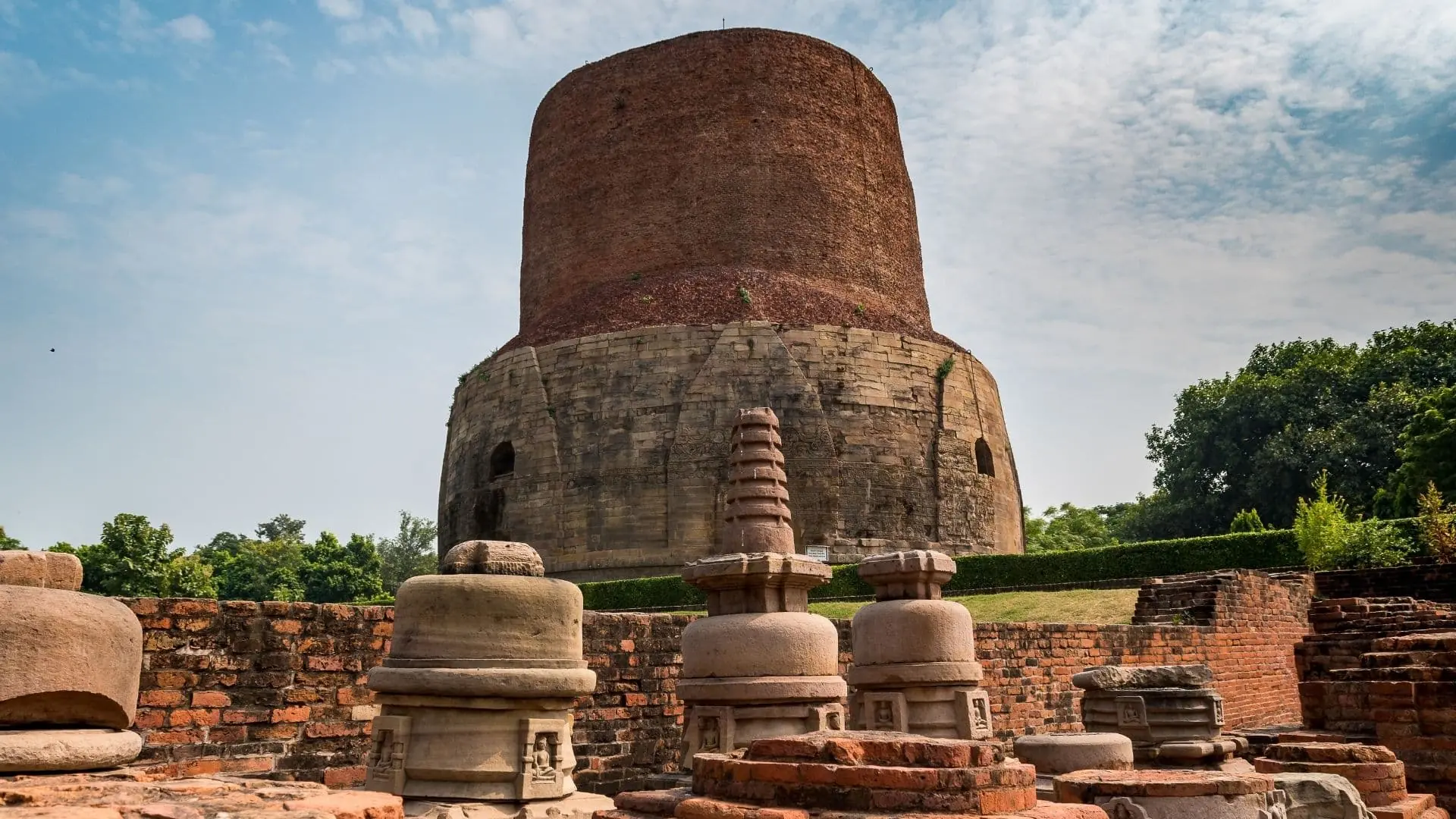 estupa de Dhamek Ahamekh india