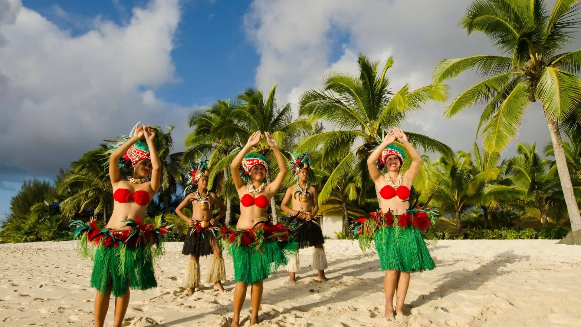 Población joven de tahiti