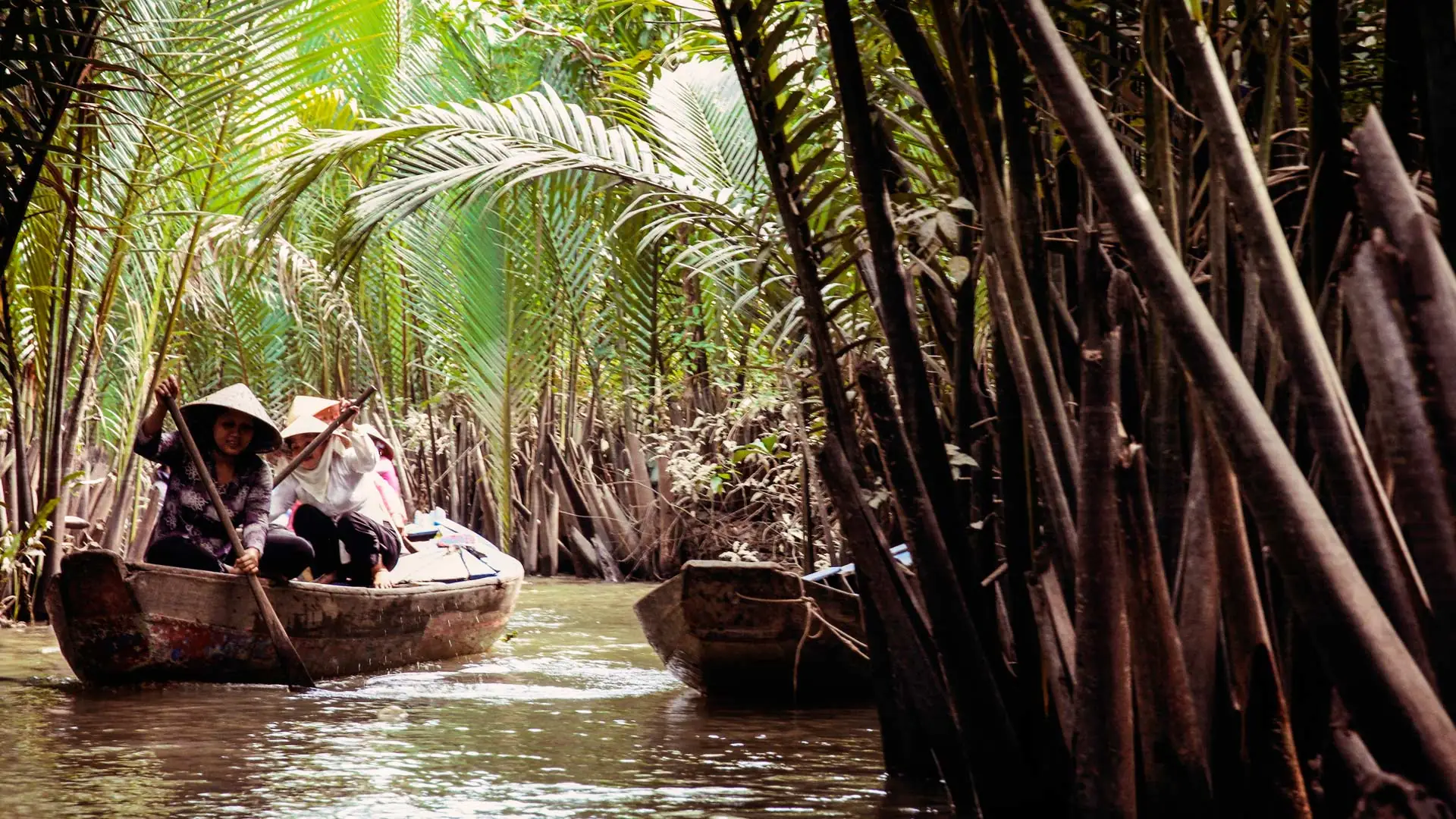 Un paseo en bibicleta por la orilla del Mekong