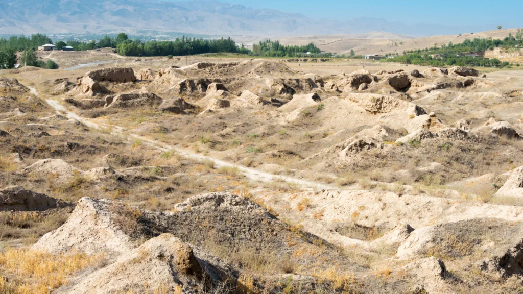Ruinas de Pendjikent, Tayikistán — La Gran Ruta de la Seda