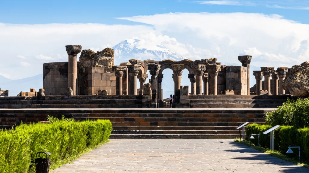 Templo de Zvartnots, Armenia — Países del Cáucaso