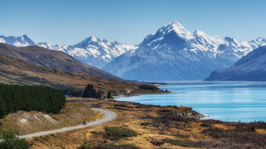 Mount Cook — Wallabies y Kiwis