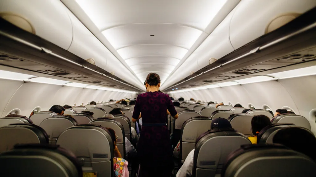 A bordo del vuelo — Australia con Tasmania