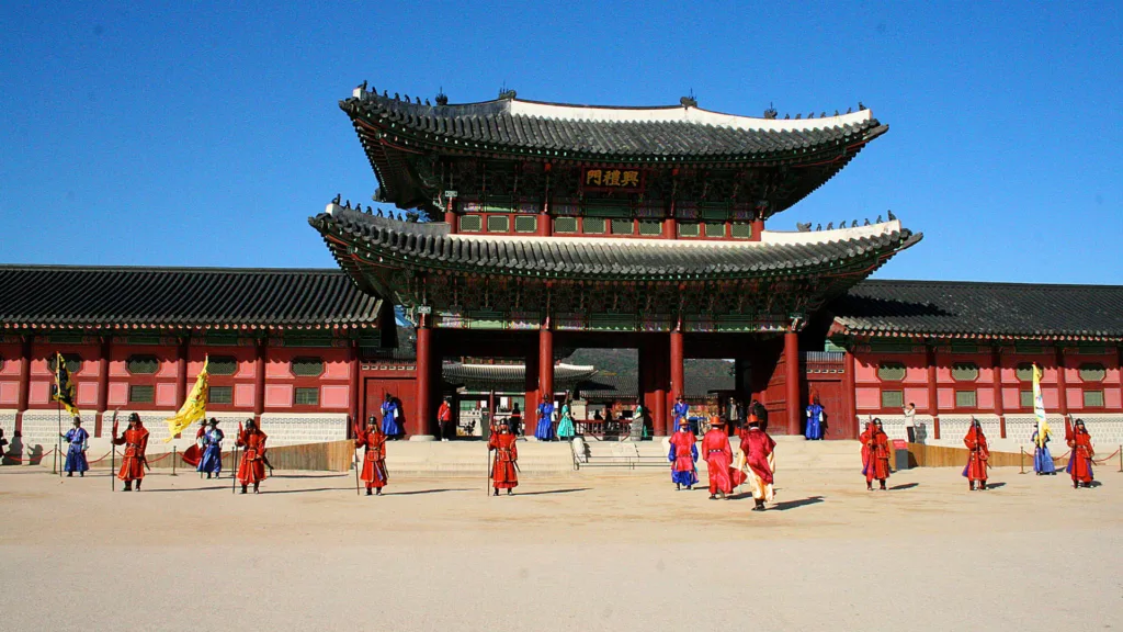 Palacio de Gyeongbokgung, Seúl — Estancia en Seúl
