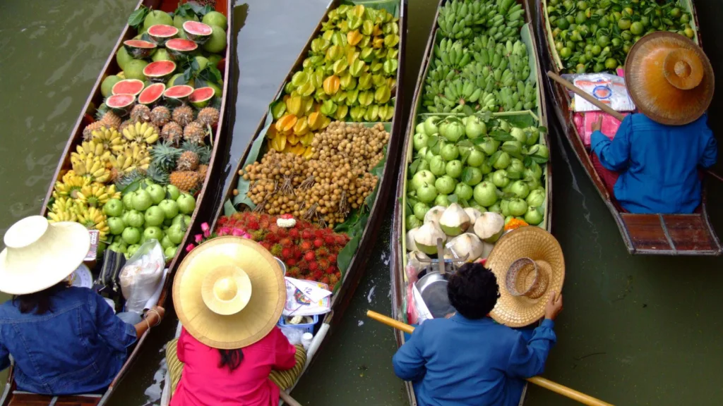 Mercado Flotante — Sur de Tailandia