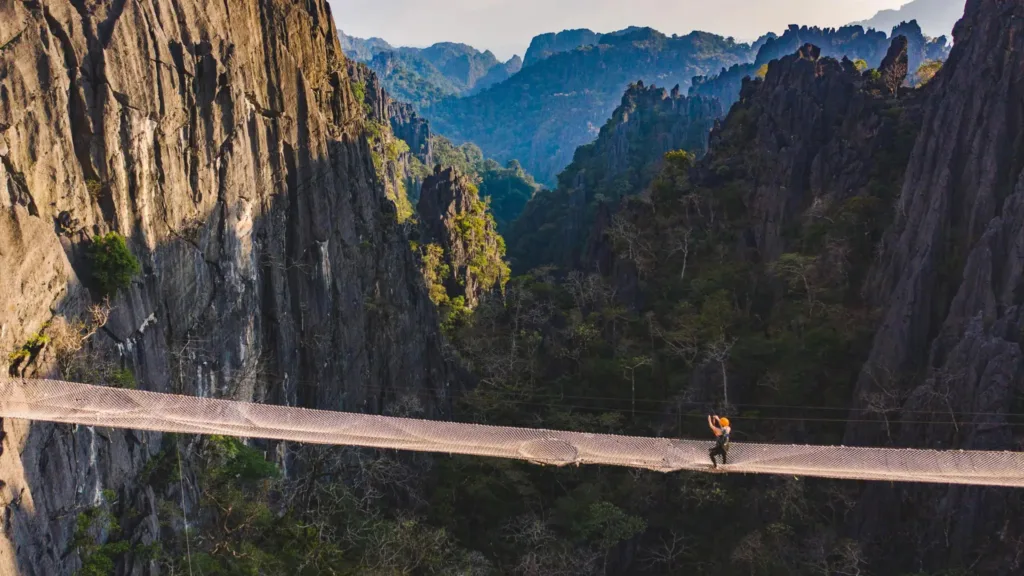 Rock View Point, Phou Pha Marn — Gran Tour de Laos