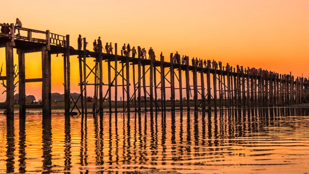 Puente de U Bein, Amarapura — Lo Mejor de Myanmar