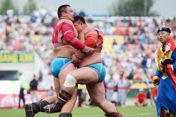 11 jul. Naadam luchadores — Mongolia con Festival Naadam