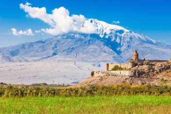 Monasterio de Khor Virap, Armenia — Países del Cáucaso