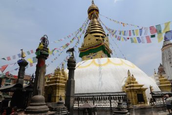 Estupa de Swayambunath, Kathmandú — Gran Tour de Nepal y Bután