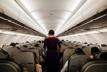A bordo del vuelo — Australia con Tasmania