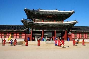 Palacio de Gyeongbokgung, Seúl — Estancia en Seúl