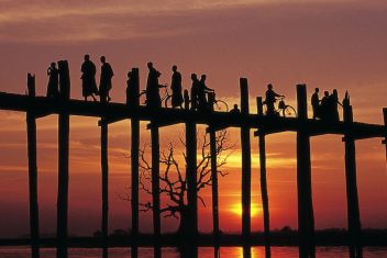 Puente U bein, Amarapura — Myanmar y Bangkok