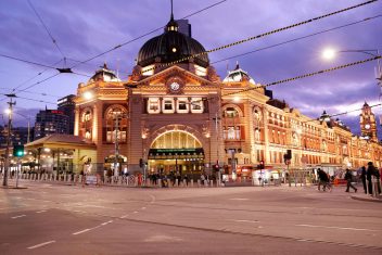 Estación de Flinder St. ,Melborne — Paisajes de Australia