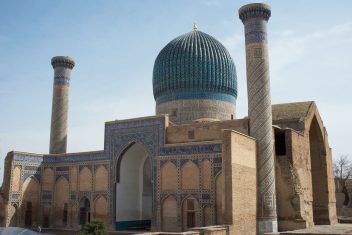 Mausoleo Gur-Emir, Samarkanda — Uzbekistán con Kazajistán