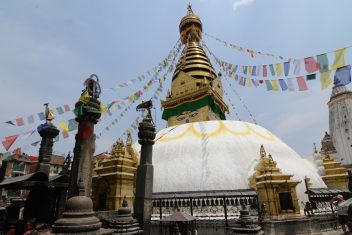 Estupa de Swayambhunath, Kathmandu — Nepal Clásico